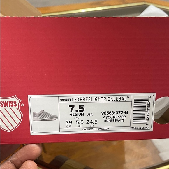 K-Swiss Women's Express Light Shoes - Highrise and White - Picture 1 of 6